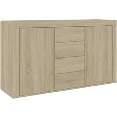 Sonoma eg klædeskab vidaXL 801844 Sonoma Oak Skænk 120x69cm