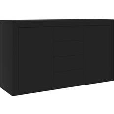 Aparadores vidaXL 801842 Black Aparador 120x69cm