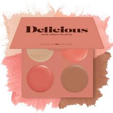 Multifarvede Blush Makeup Mekka Face Cream Palette