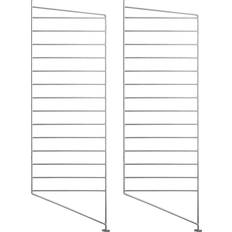String Gavle Gulv Galvanized Reolsystem 2stk