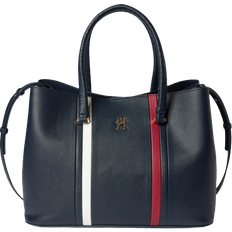 Tommy Hilfiger Signature Monogram Satchel - Space Blue