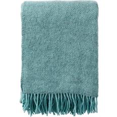 Klippan Yllefabrik Gotland Blankets Turquoise (200x130cm)