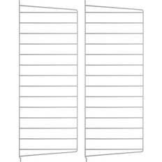 String Wall Grey Shelving System 11.8x29.5" 2pcs