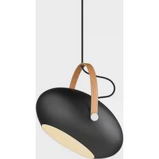 Halo Design D.C Black/Oak Pendant Lamp ∅ 40cm