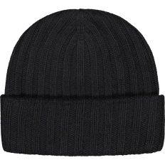 Roe Cashmere Beanie - Black
