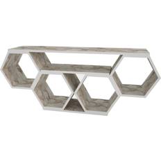 Marbles Benches Decorotika Honey Modern White TV Bench 140x55.5cm