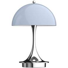 Panthella portable Louis Poulsen Panthella Portable Chrome /Opal Grey Bordslampa 23cm