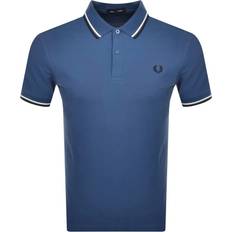 Fred perry polo Fred Perry Twin Tipped Polo Shirt - Blue/White/Black