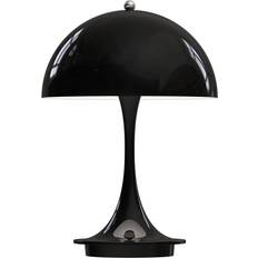 IP23 Bordlamper Louis Poulsen Panthella Portable Black Bordlampe 23cm