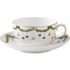 Royal Copenhagen Star Fluted Christmas Coffee Cup, Tea Cup 10.82fl oz