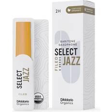 Wood Munstycken till blåsinstrument D'Addario Organic Select Jazz Filed Baritone Saxophone 2 Hard 5-Pack