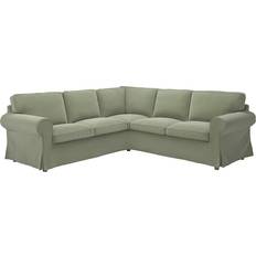 IKEA EKTORP Hakebo Grey-Green Sofföverdrag Grön, Grå (75x37cm)
