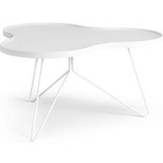 Swedese Flower Ash White Glazed Table Basse 84x90cm