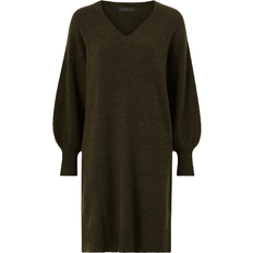 Ellos Magdalena Dress - Dark Green