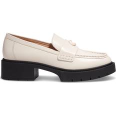 Beige Loafers Coach Leah - Chalk