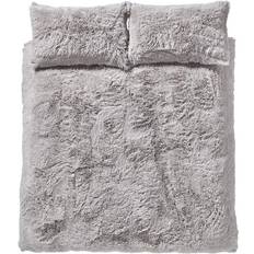 Catherine Lansfield Cuddly Påslakan Silver (230x220cm)