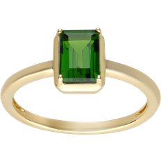 Gemondo The Creator Octagon Chrome Diopside Ring - Gold