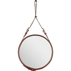 Colgante Espejos GUBI Adnet Circulaire Brown Espejo de Pared 45cm