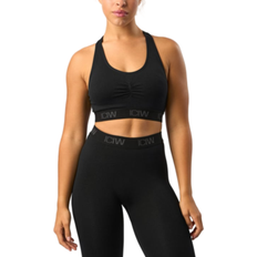 ICANIWILL Define Seamless Logo Scrunch Sports Bra - Black