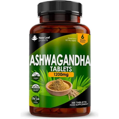 New Leaf Products Ashwagandha 1200mg Pure Root Extract 365 pcs