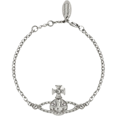 Vivienne Westwood Mayfair Bas Relief Bracelet - Silver/Transparent