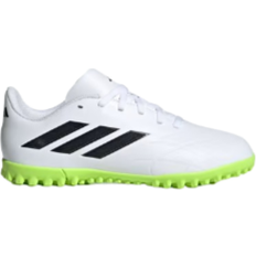 Bianco Scarpe da calcio Adidas Junior Copa Pure. 4 Turf - Cloud White/Core Black/Lucid Lemon