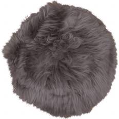 Runda Stolsdynor House Nordic Lambskin Stolsdyna Brun (35x35cm)
