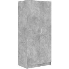 vidaXL 800625 Concrete Grey Armadio 80x180cm