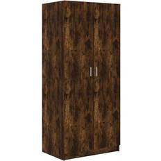 vidaXL 815351 Smoked Oak Garderobeskab 80x180cm