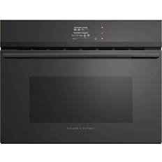 Black - Built-in - Turntable Microwave Ovens Fisher & Paykel OM60NDBB1 Black