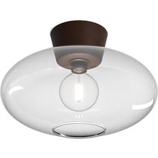 Belid Bullo Oxid/Clear Ceiling Flush Light 27cm