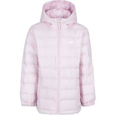 Padded Rainwear Trespass Girl's Naive Rain Jacket - Pale Pink