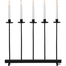 Elljusstake i metall Konstsmide Metal Black Adventsljusstake 45.5cm