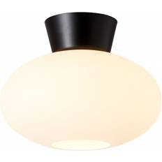 Belid bullo plafond Belid Bullo Black/Opal Glass Takplafond ∅ 27cm