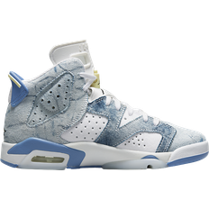 Nike Air Jordan 6 Retro GS - White/Citron Tint/Black/Dutch Blue