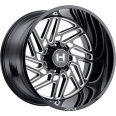 14" - Alloy Rims Car Rims Hostile H116 Jigsaw Black 22x14 8/170 ET76 CB125.2