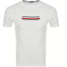 Tommy Hilfiger Multifärgade T-shirts Tommy Hilfiger Cn Ss Tee S/S-t-shirts - Vit
