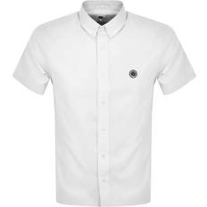 Pretty Green Oxford Short Sleeve Shirt White