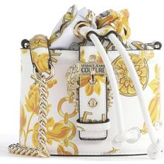 Weiß Beuteltaschen Versace Mini Bucket Bag - White