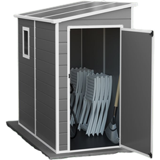 BillyOh Plastic Sheds BillyOh 6ftx4ft Lean To Plastic Shed (Building Area )
