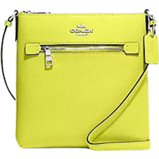 Coach Mini Rowan Bag - Silver/Bright Yellow