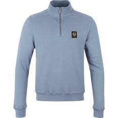 Belstaff Men's Quarter Zip Sweatshirt - Blue Flint