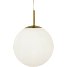 Guld Taklampor Aneta Opal Brass / Gold Pendellampa ∅ 30cm