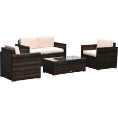 OutSunny 841-086V01BG Outdoor Lounge Set