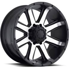 16" Car Rims Ultra Crusher 195 Machined Black 16x8 6/4.5 ET15 CB71.80