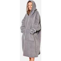 Long Oversized Hoodie Charcoal Grey