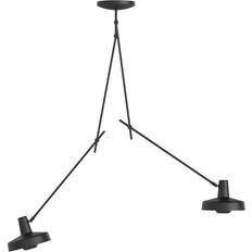 Arigato loftlampe dobbelt Grupa Products Arigato Black Pendel ∅ 22cm