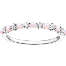 Silber Ringe Thomas Sabo Ring - Silver/Pink/Transparent