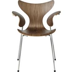 Liljen valnød fritz hansen Fritz Hansen Liljen Walnut Køkkenstol 83cm