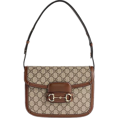 Horsebit 1955 Shoulder Bag - Beige/Ebony